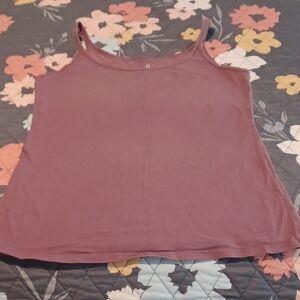 New York & Company Mauve Scoop Neck Tank Top
